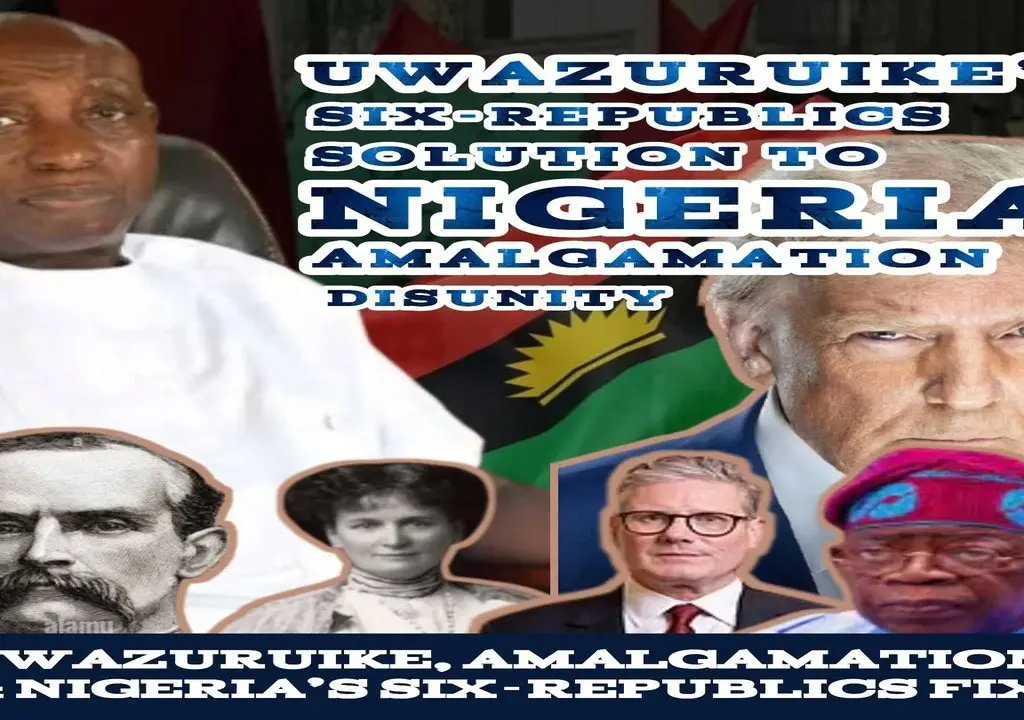 Ralph Uwazuruike speaking on restructuring Nigeria into six republics through peaceful dialogue and negotiation.